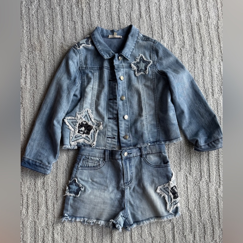 Baby Sara Jean shorts and jacket set